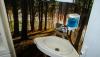 Lesní toaleta s cvrkotem ptáků, foto: Aleš Petrovský
