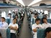 Taiwan High Speed Rail, interiér 2. třídy, foto: Jiang